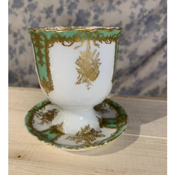Antique Haviland Limoges Egg Cup Circa 1880s RARE - Picture 3 of 7